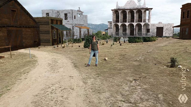 Decorados de cine en Hoyo de Manzanares