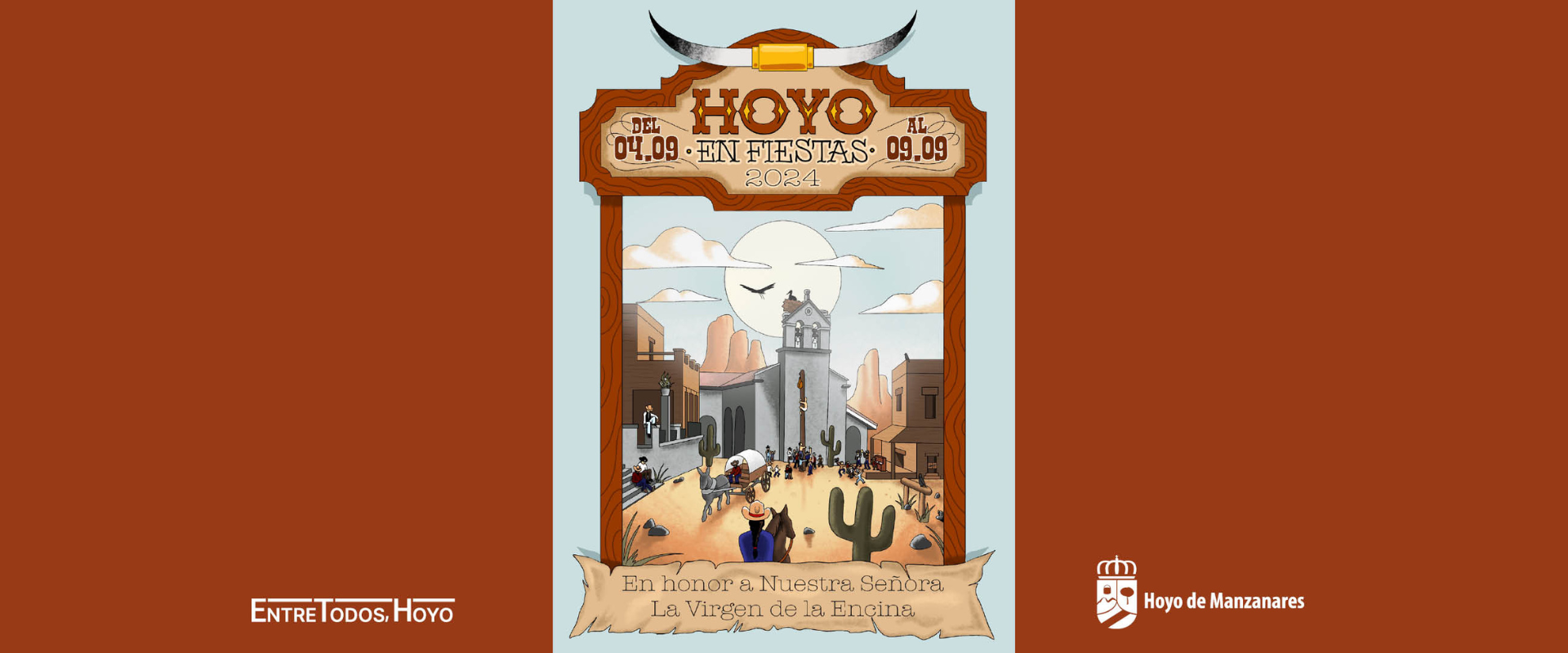HOYO DE MANZANARES PRESENTA SU PROGRAMA DE FIESTAS 2024 EN HONOR A LA VIRGEN DE LA ENCINA