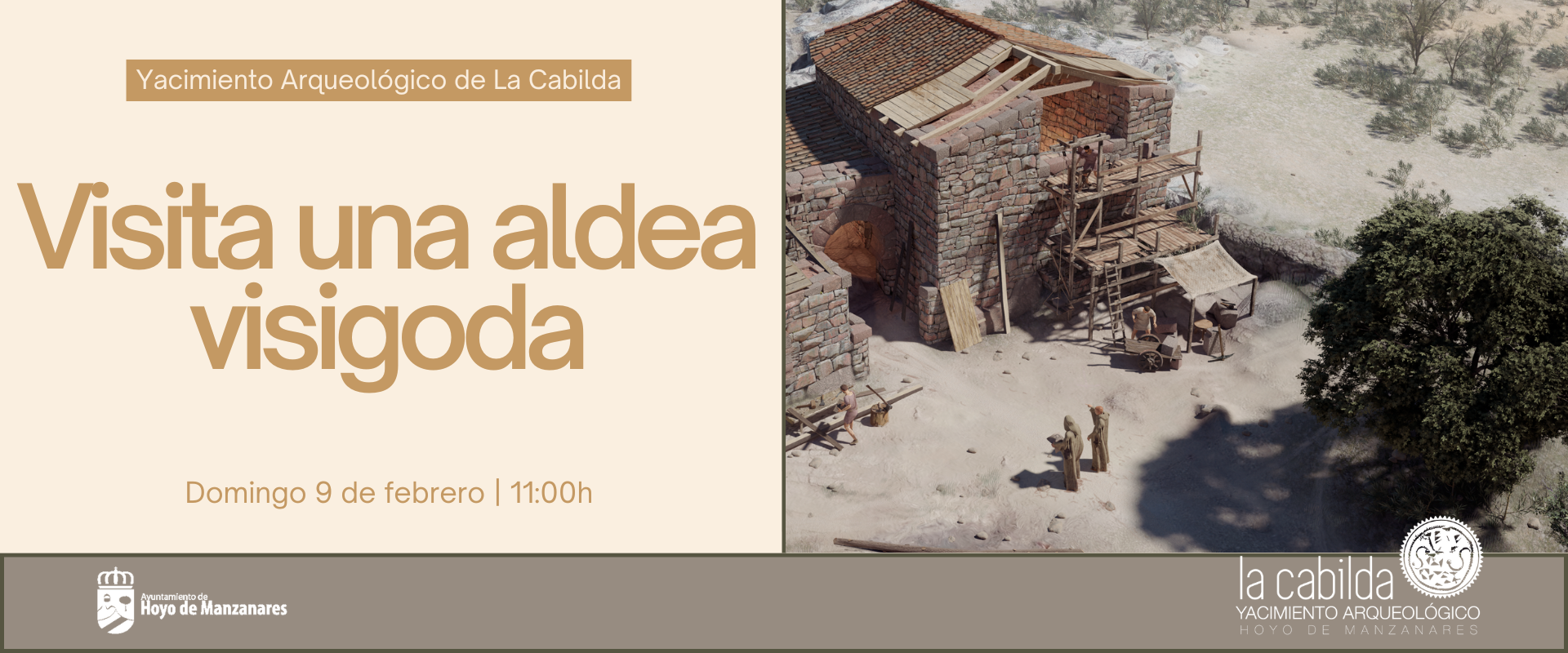 En febrero vuelven las visitas guiadas al Yacimiento de La Cabilda de Hoyo de Manzanares