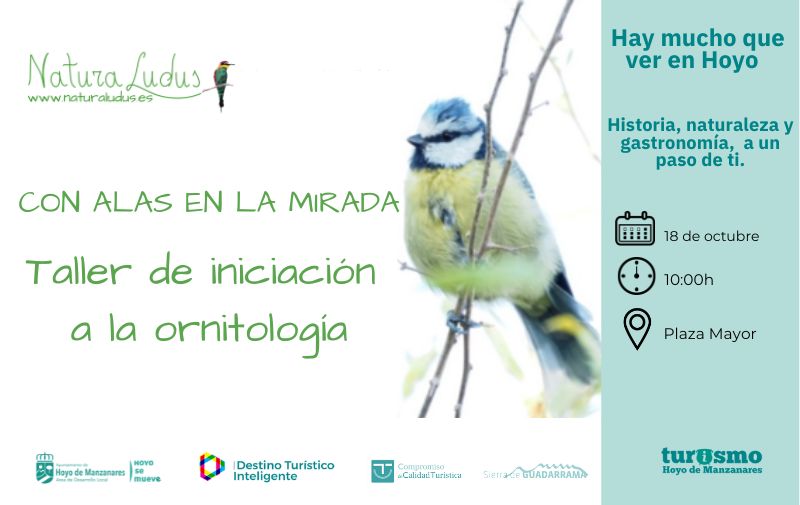 CON ALAS EN LA MIRADA, Taller de iniciación a la Ornitología