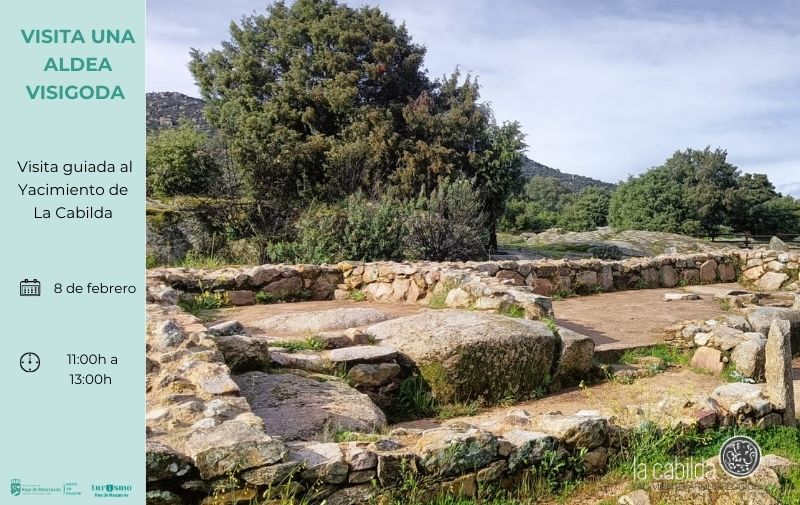 Domingo 8 de febrero. “Visita una aldea visigoda”. Visita guiada al Yacimiento de La Cabilda