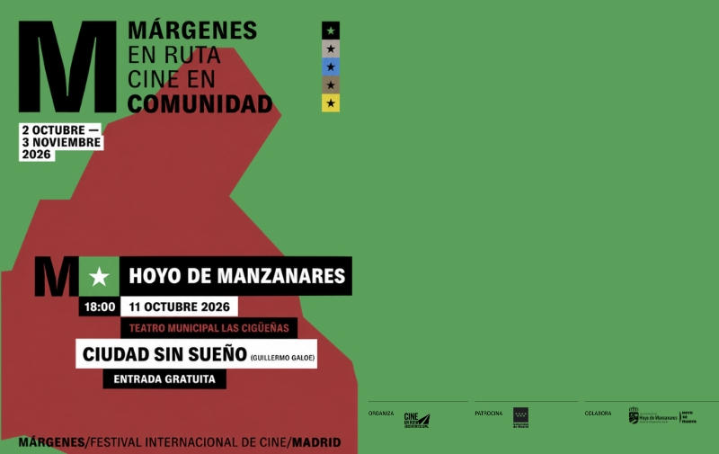 Hoyo de Manzanares acoge «Márgenes en Ruta – Cine en Comunidad» con la proyección de Ciudad sin sueño
